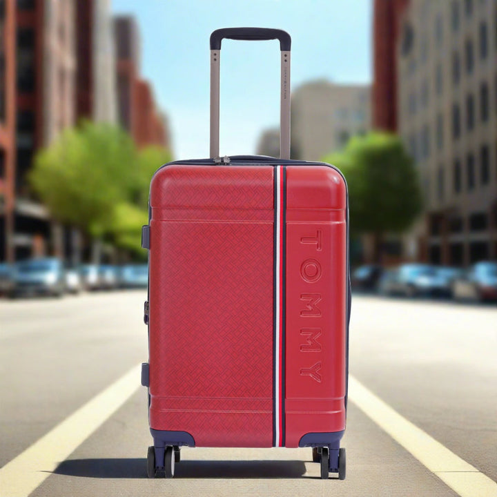 Tommy Hilfiger Millennia Hard Luggage - Red