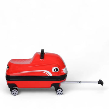 Children's Suitcase - on Wheels Cartoon Can Sit to Ride Rolling Luggage Spinner Suitcase Cabin Carry on Travel Bag Trolley Case - Travelage - Bags and Luggage Store