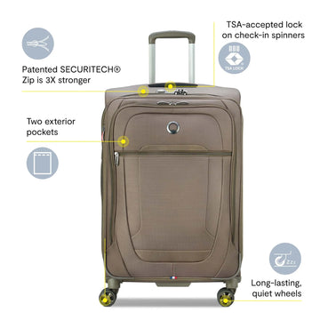 Delsey Helium Dlx - LUGGAGE SET - (L-83CM), (M-69CM) & (S-55CM)