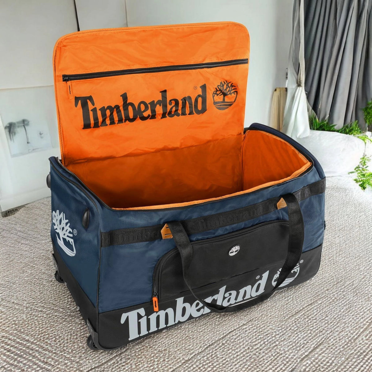 Original Timberland Trolley Duffel Bag | Spacious & Durable Premium Choice