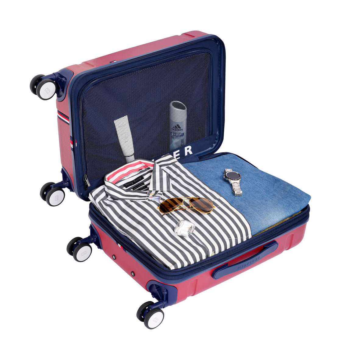 Tommy Hilfiger Millennia Hard Luggage - Red