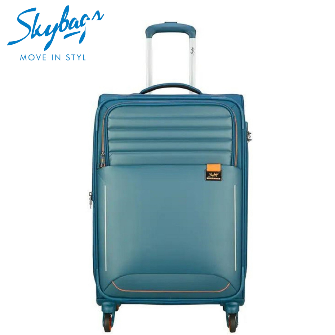 Amazon.com | Skybags Polycarbonate Hard Trolley Bag, Green, CABIN, Luggage  | Carry-Ons