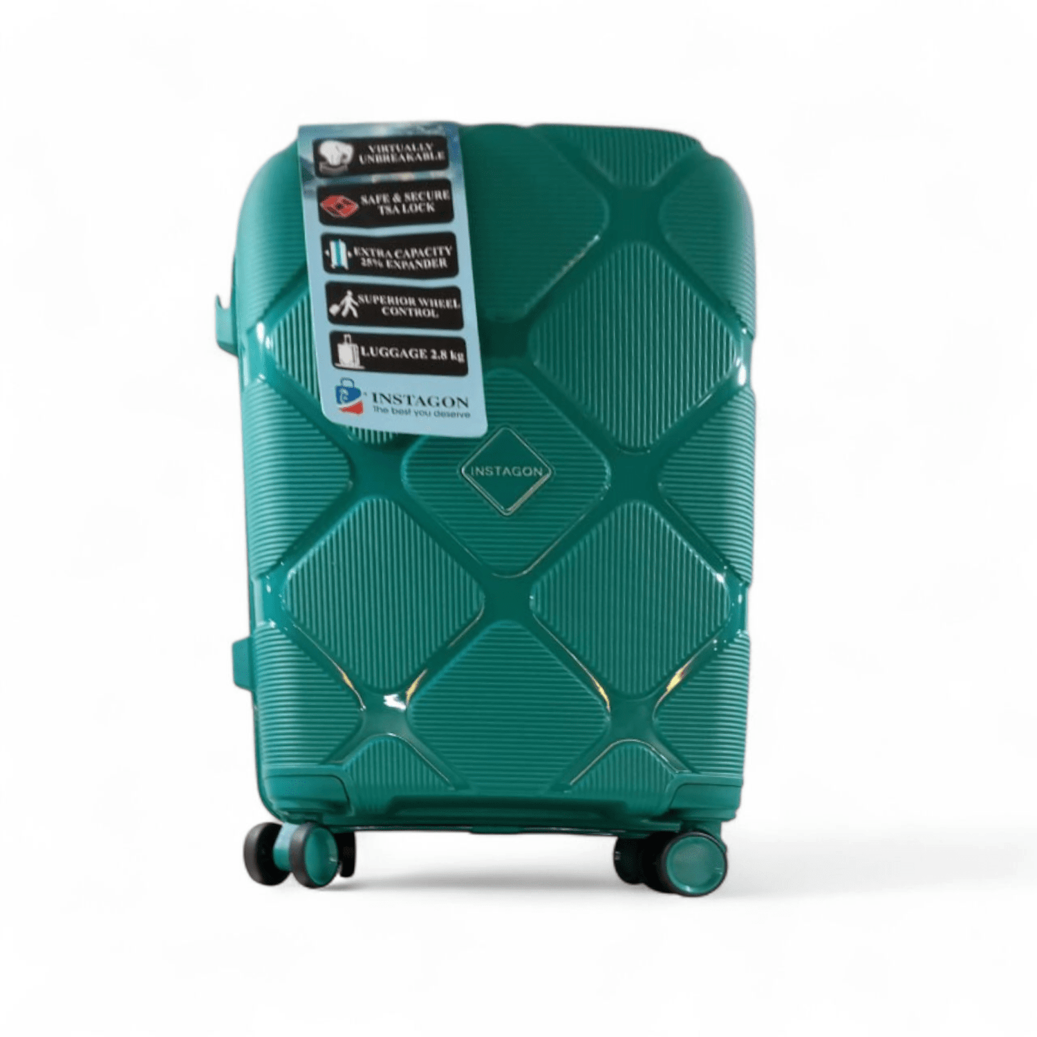 Instagon 4 Pc Polypropylene Hardcase Luggage - Pakistan Made