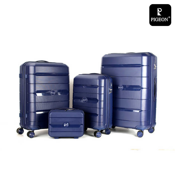 Pigeon Luggage Polypropylene 4 Piece Set: Durable Travel Companion; Unbreakable