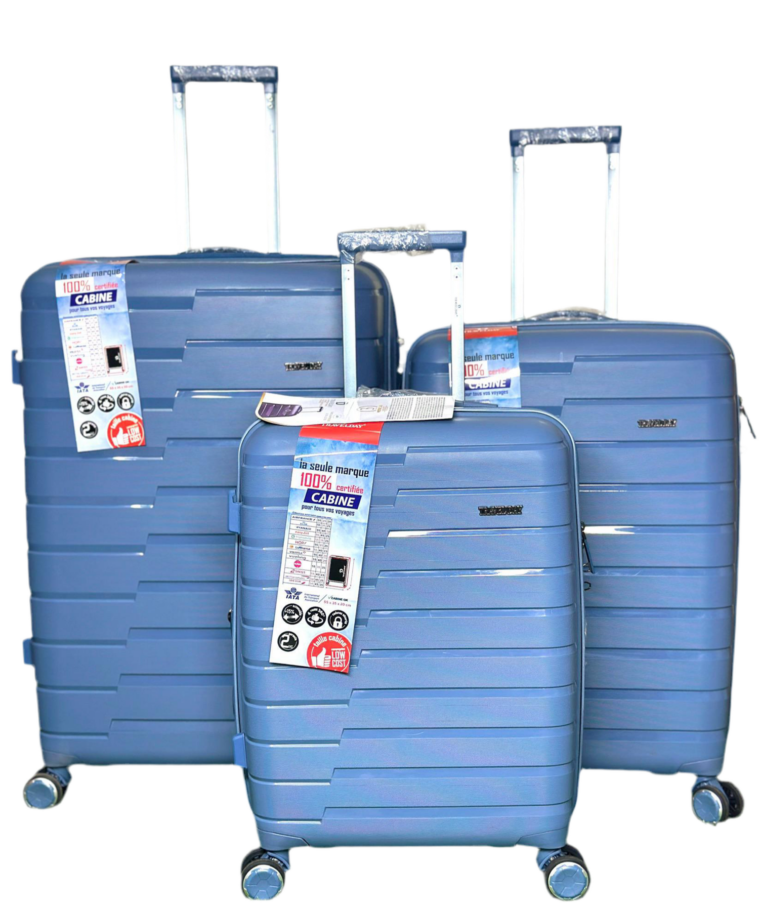 Travel Day Polypropylene luggage - Complete set of 3