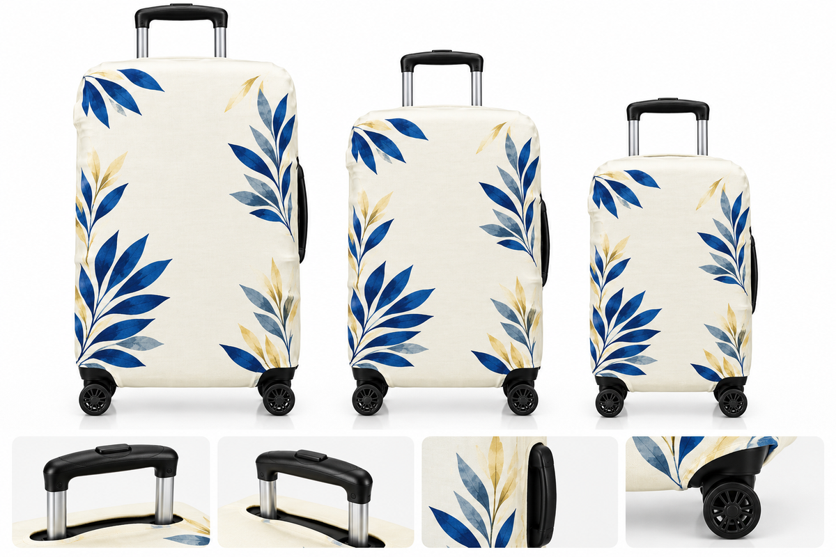 PACKUP Premium Printed Luggage Cover – Stylish Travel Suitcase Protector