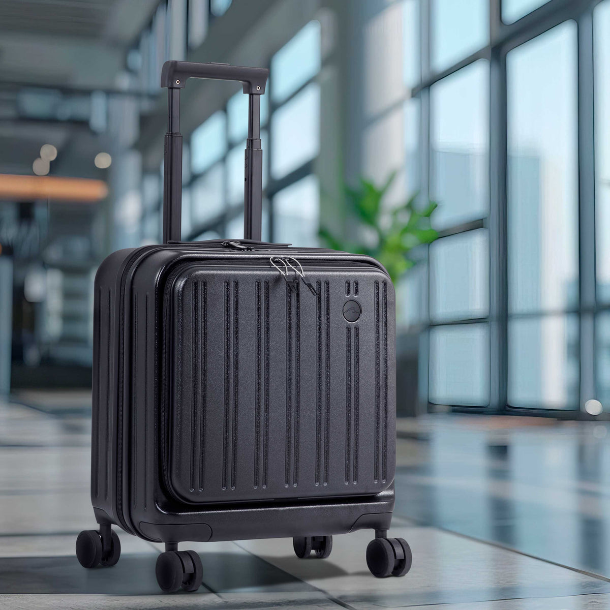 Dellonda- 18" Cabin Size Luggage with Laptop Compartments, Dual TSA Lock, USB & 4 360° Wheels - DL156
