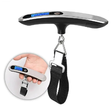 Digital Luggage Scale (without box)50kg Portable Electronic Scale Weight Balance Suitcase Travel Bag Hanging Steelyard Hook Fishing Scale - Travelage - Bags and Luggage Store