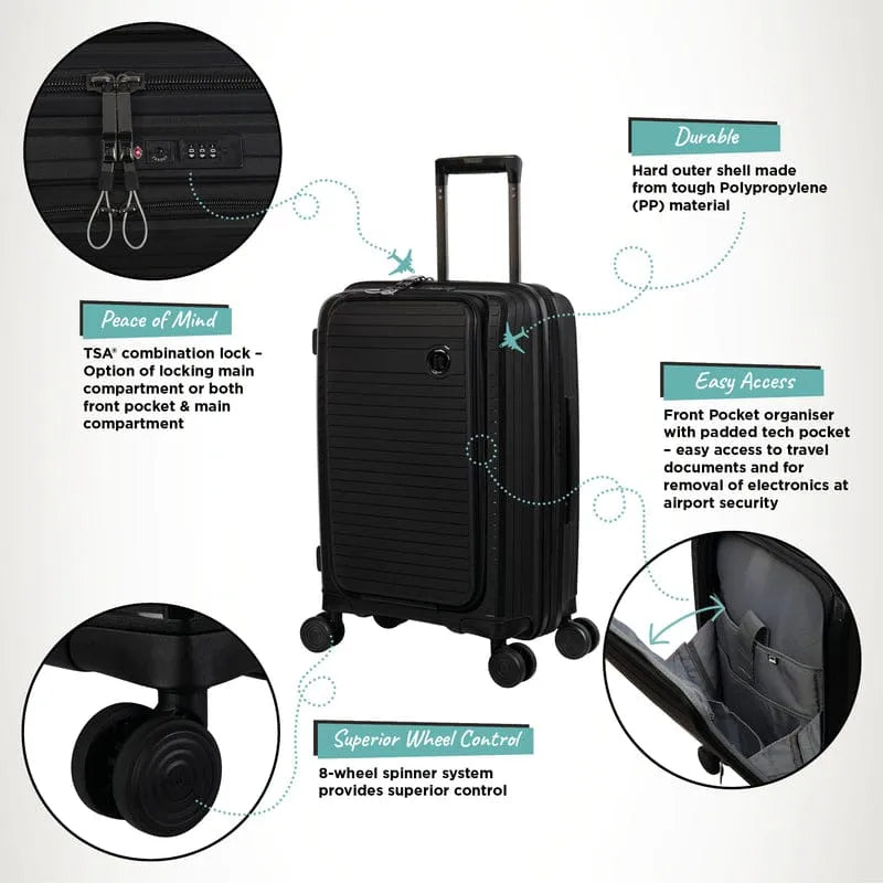 it luggage Spontaneous- Hardside Carry-On 8 Wheel Expandable Spinner - Travelage - Bags and Luggage Store