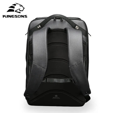 Kingsons New Multifunctional Solar Charging Anti-Theft Backpack Men 15" Laptop Backpacks USB Charging High-End Upgraded Version - Travelage - Bags and Luggage Store