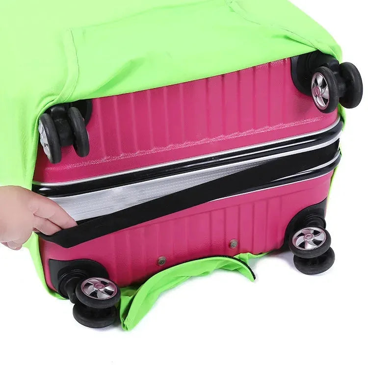 Luggage Cover Stretch Fabric Suitcase Protector - Travelage - Bags and Luggage Store